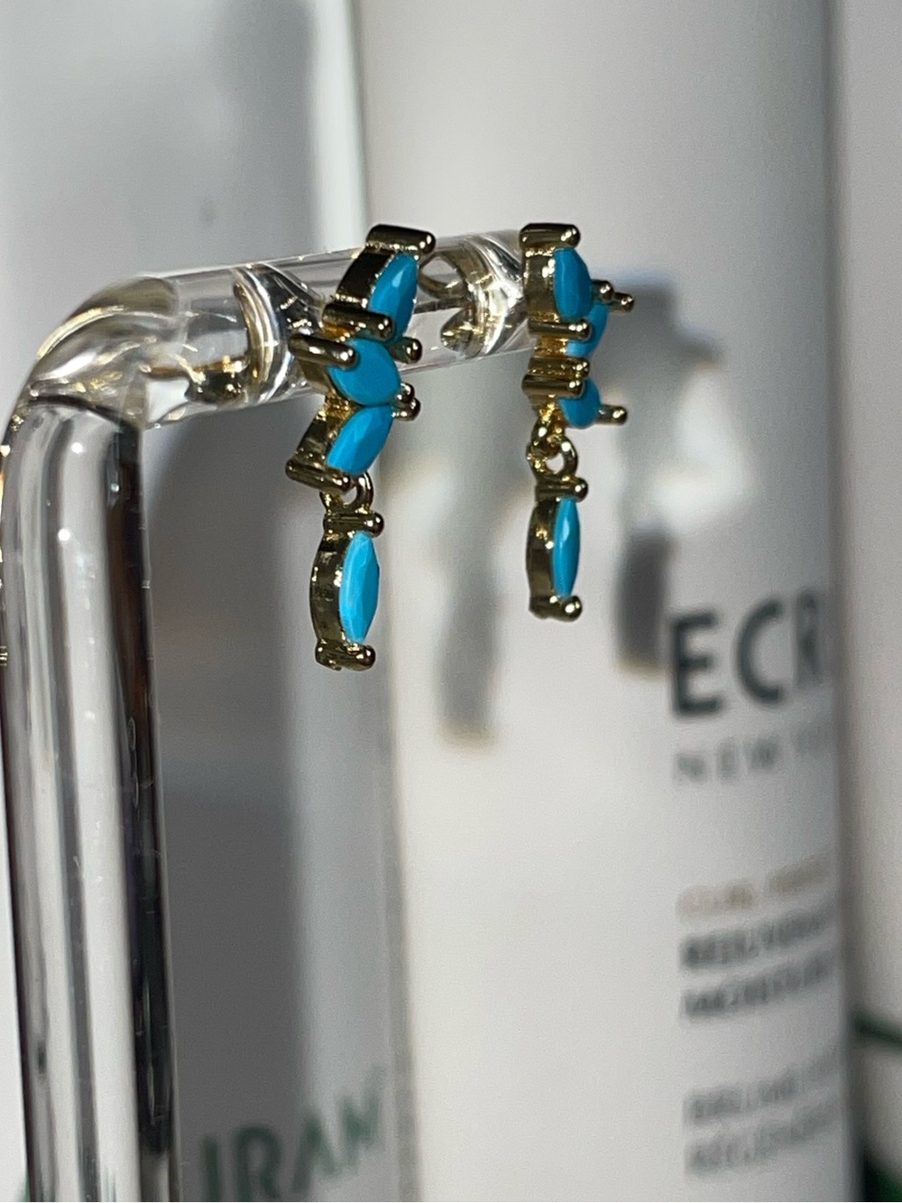 Turquoise Earring Set New - Picture 6 of 8